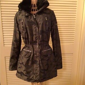 Michael Kors Dark Camouflage Utility Jacket